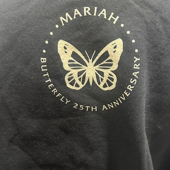 Mariah Carey butterfly 25th Anniversary crewneck - Picture 3 of 4